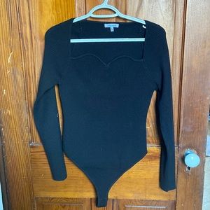 White Birch black bodysuit size large